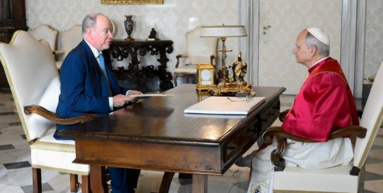 Encuentro histórico en el Vaticano entre el Papa y el príncipe Alberto II de Mónaco