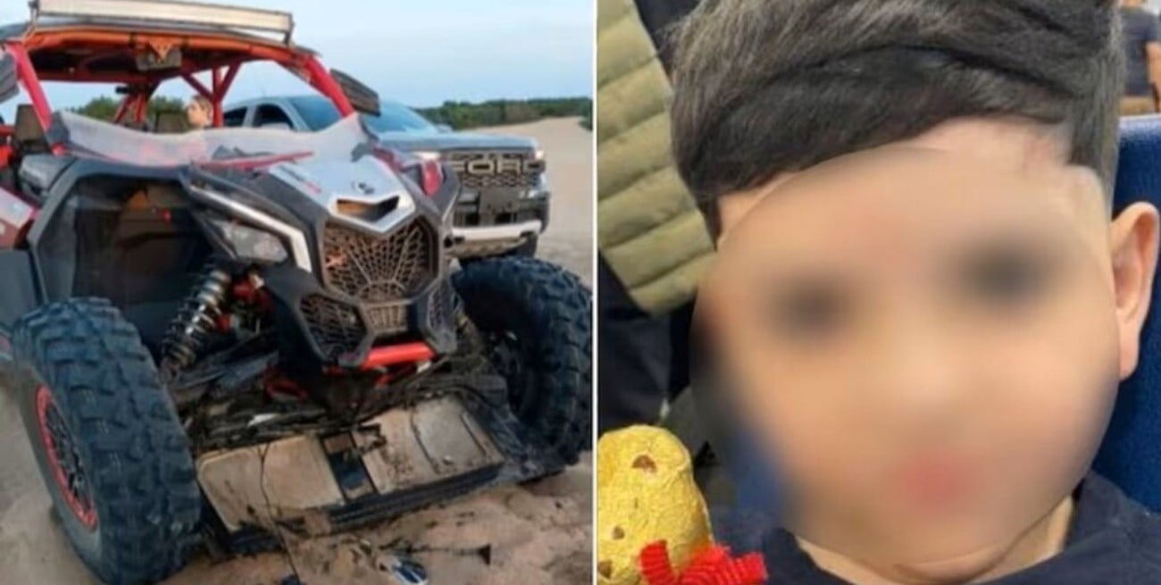 Imputaron al padre de Bastián por lesiones culposas tras el choque en Pinamar