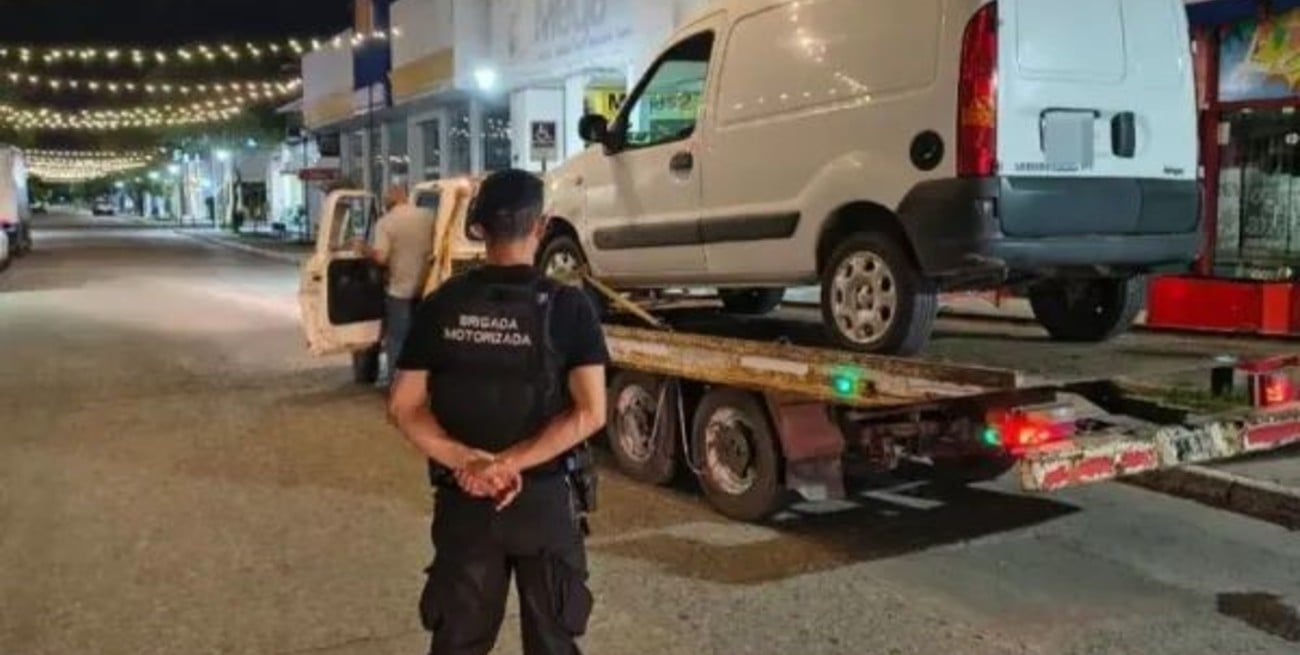 Operativo de Tránsito en el centro de Reconquista terminó con dos vehículos retenidos
