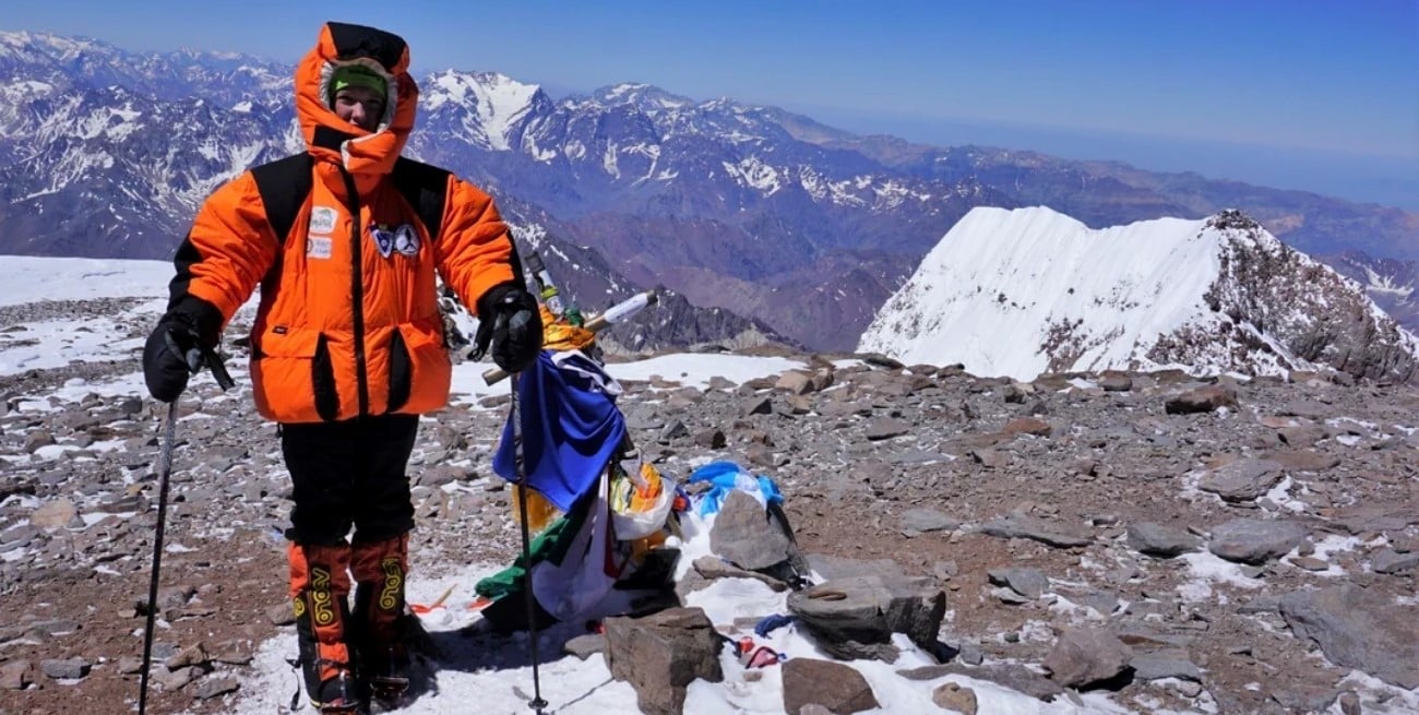 Murió un andinista francés en el Aconcagua: cayó inconsciente cerca de la cumbre
