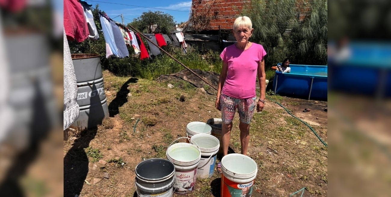 Barranquitas Oeste: vecinos denuncian baja presión y cortes de agua durante el día