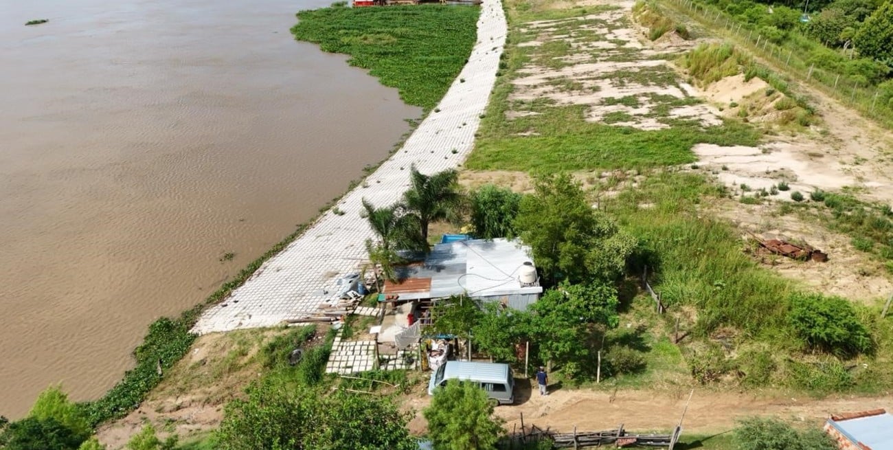 Terraplén Garello: piden completar la obra para fortalecer la protección de la costa santafesina