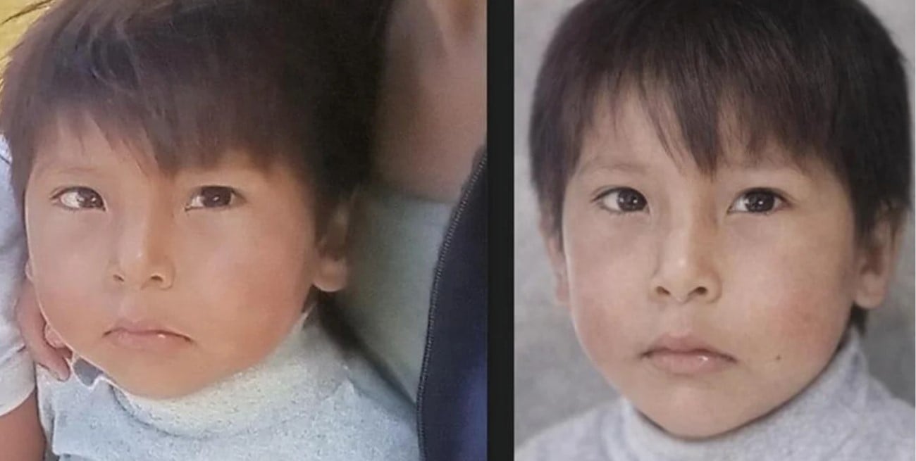 Actualizaron con Inteligencia Artificial el rostro de Lian Flores para reforzar su búsqueda