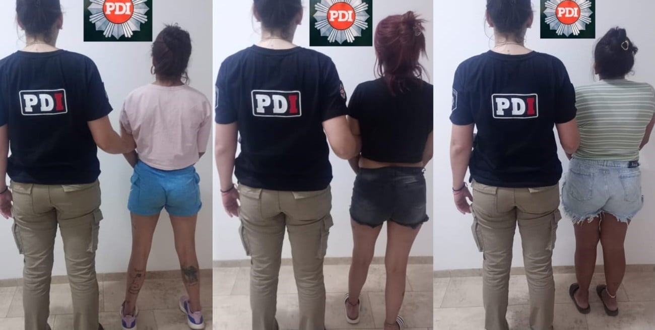 Tres mujeres narco fueron detenidas en San Justo en un operativo de microtráfico