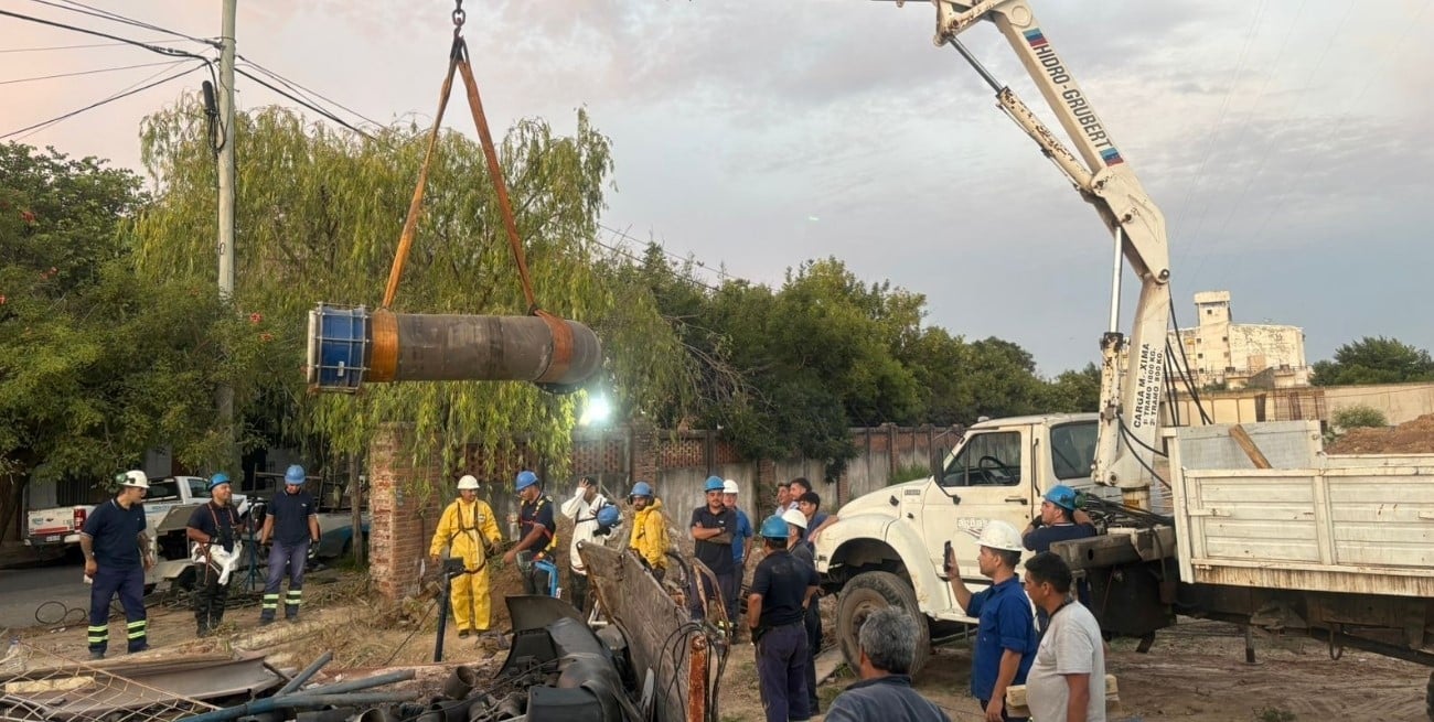Aguas Santafesinas terminó la obra en la planta y el servicio se normaliza de forma gradual