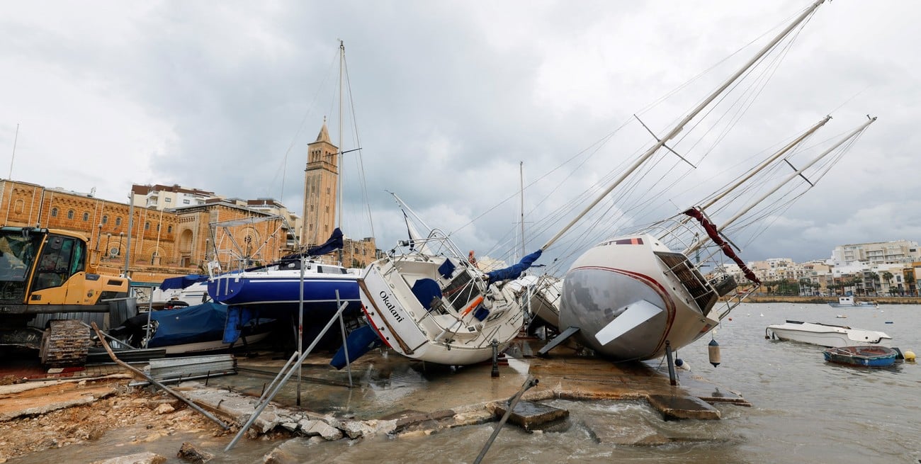 Ciclón Harry: Italia estima hasta 380 ahogados en el Mediterráneo y Malta confirmó 50 víctimas