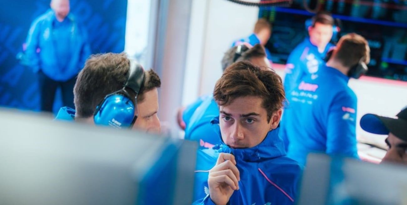 Colapinto vuelve a destacarse en Barcelona y finaliza segundo en los test de pretemporada