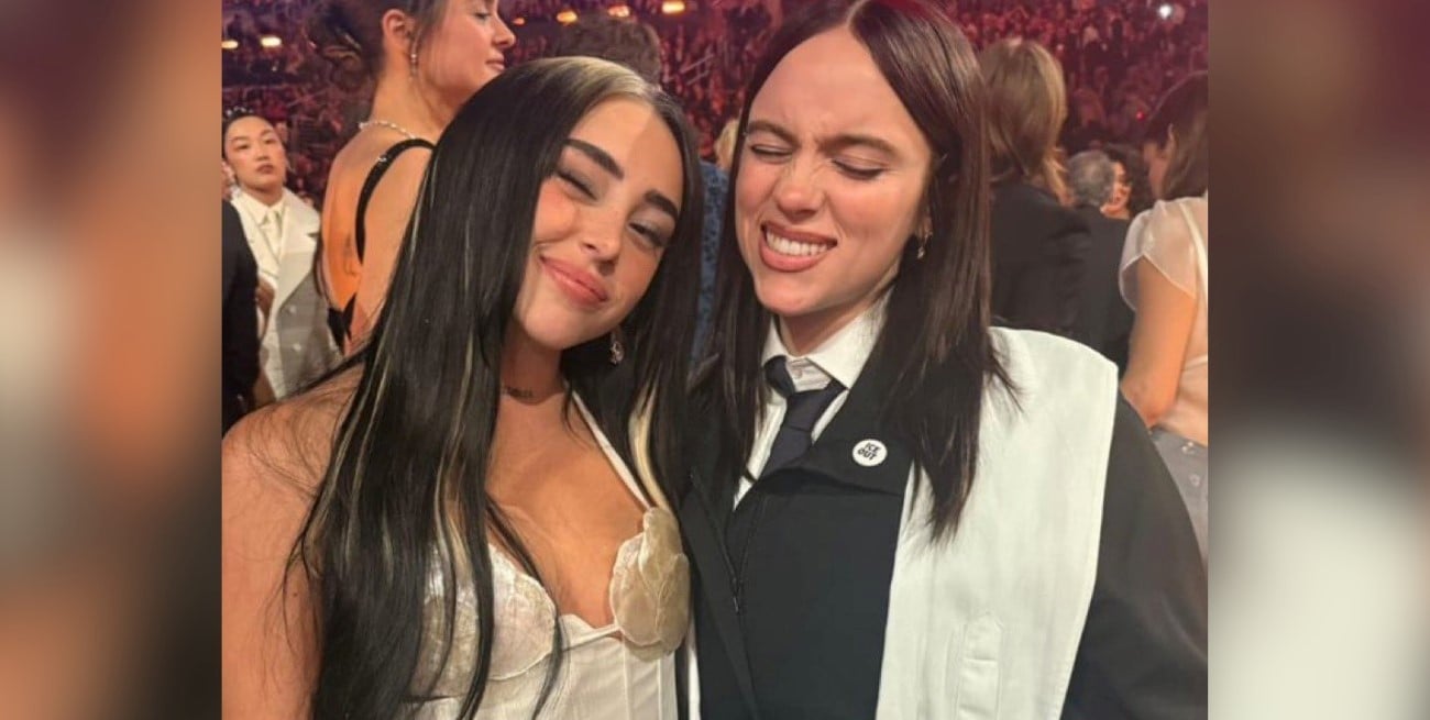 Nicki Nicole y Billie Eilish se saludaron en los Grammy