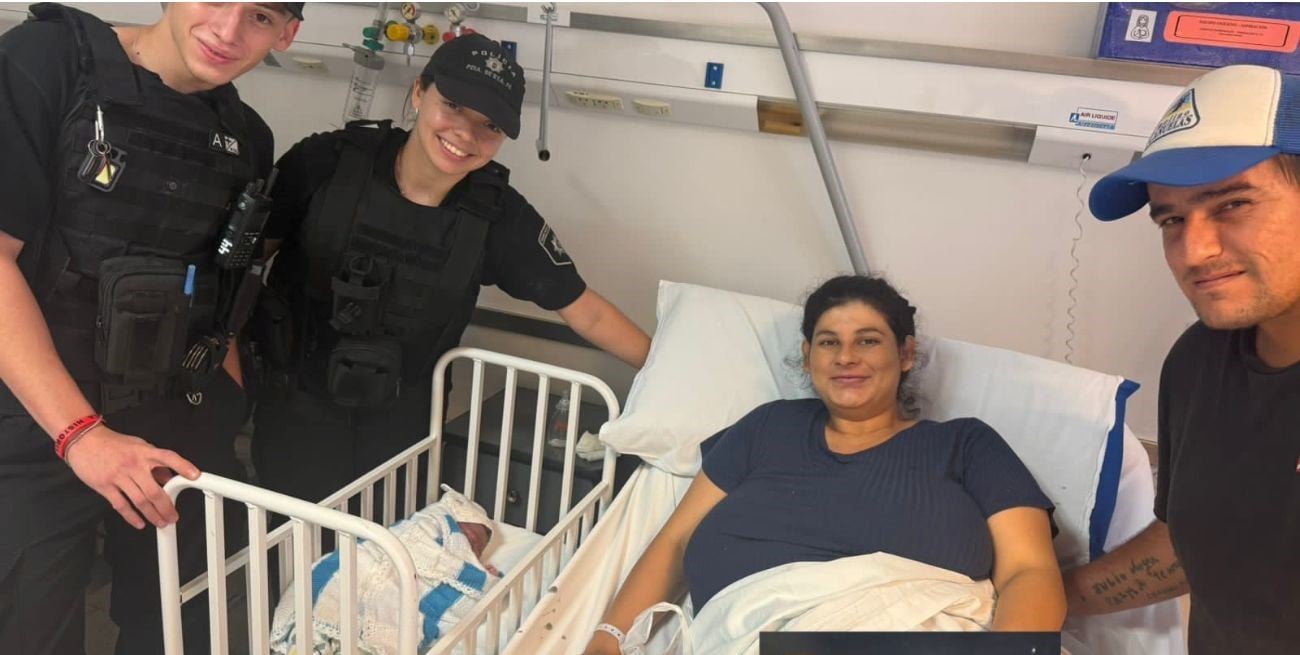 Rosario: una joven policía salvó a un recién nacido con maniobras de RCP