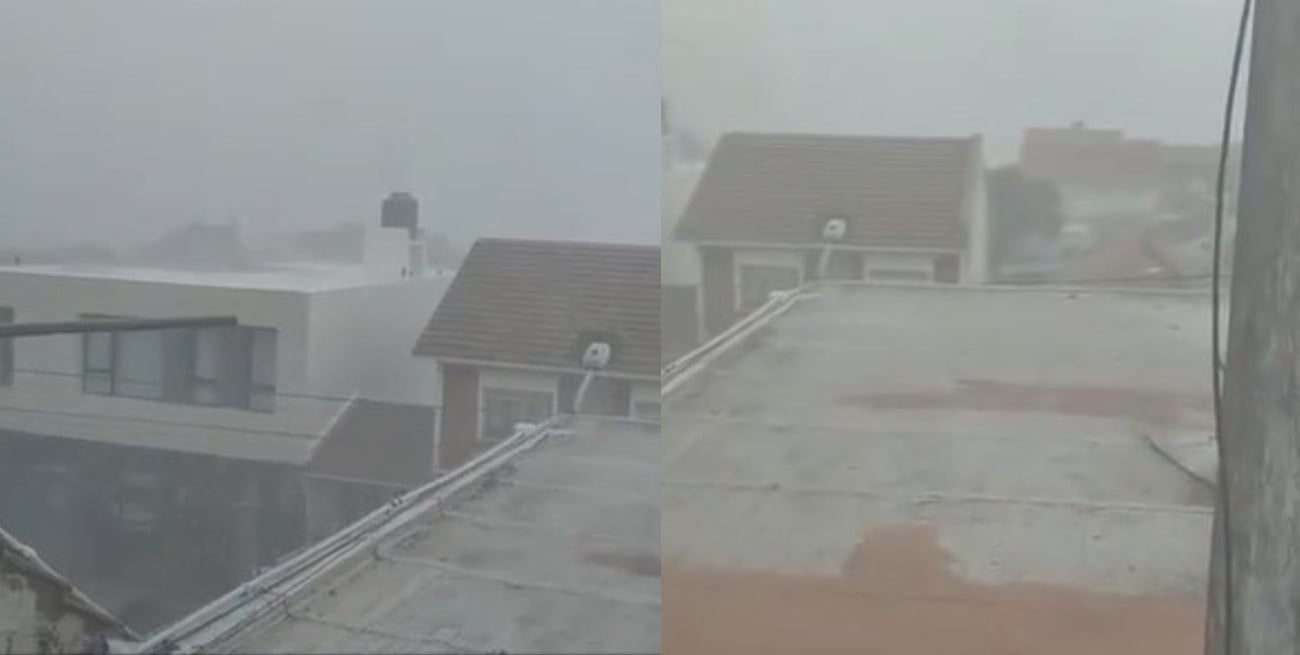 Fuerte temporal sorprendió a turistas en Mar del Plata y provocó destrozos