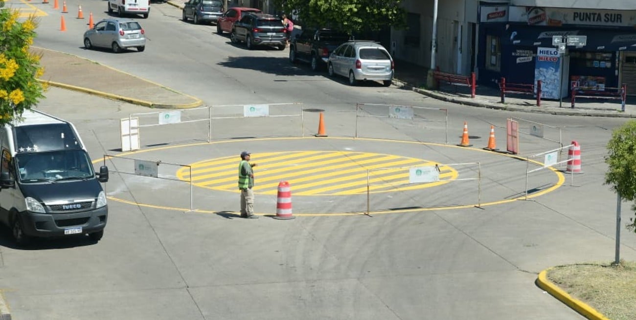 Avanza la construcción de una nueva rotonda en el sur de la ciudad de Santa Fe