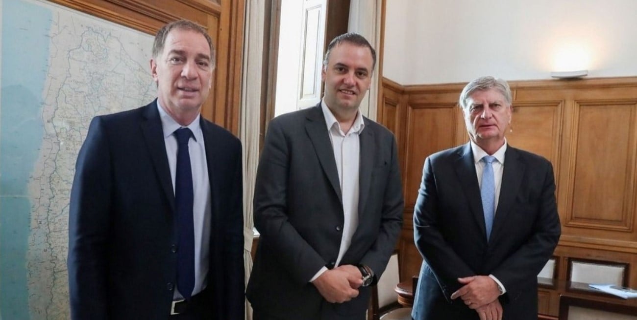 El pampeano Ziliotto estuvo con Adorni y Santilli y pidió que se abra el debate por la Reforma Laboral