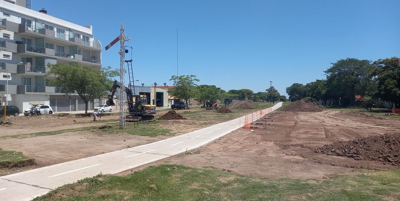 Rafaela recupera el ex predio del Ferrocarril Belgrano con obras de movilidad y espacio público
