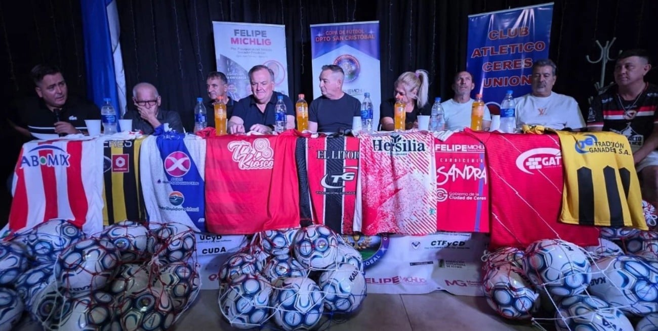 Comenzó en Ceres la 3ª edición de la Copa Departamento San Cristóbal