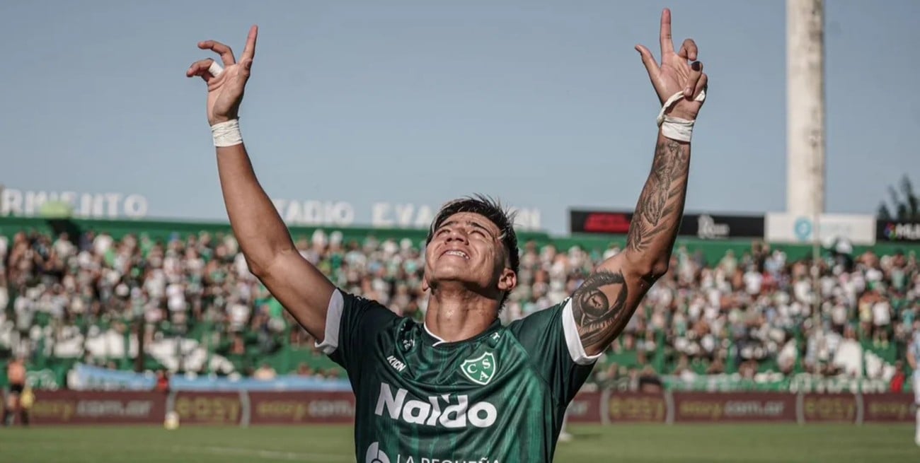 Con gol de Marabel, Sarmiento le ganó a Atlético Tucumán