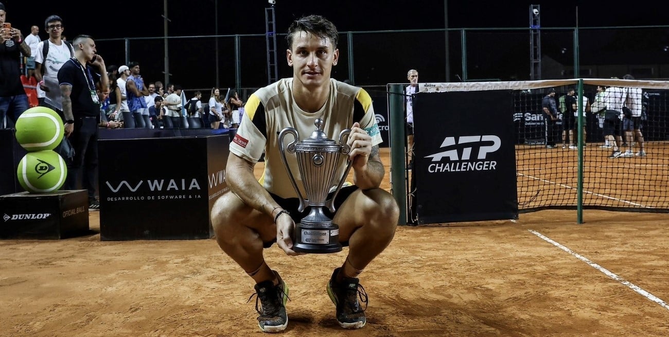 Quini 6 Rosario Challenger: Camilo Ugo Carabelli se coronó bicampeón