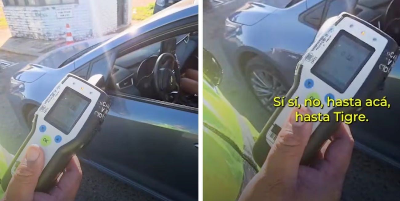 Ruta 9: lo detuvieron en un control, dio positivo de alcoholemia y llevaba a tres nenes sin cinturón