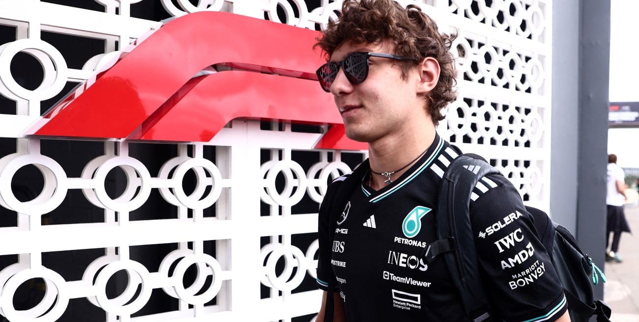 Susto sin consecuencias para Antonelli: Mercedes confirmó que el piloto salió ileso tras un accidente vial