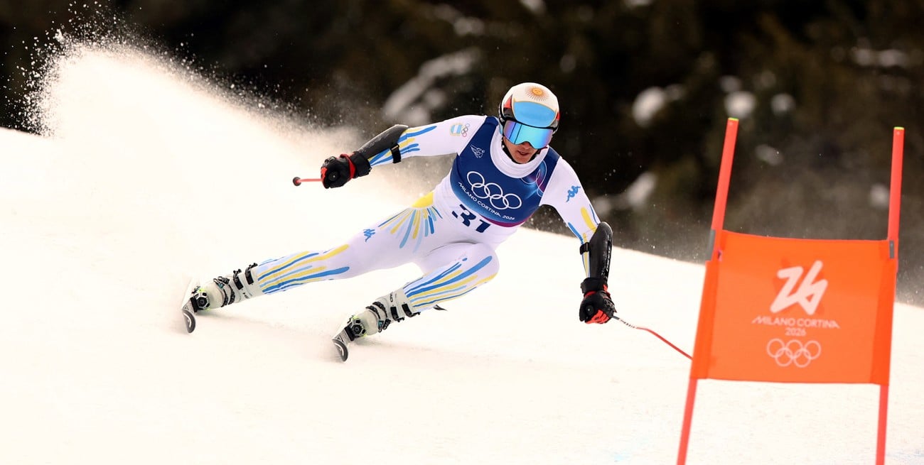 Milán-Cortina 2026: Gravier brilló en el Súper-G y logró una actuación récord para Argentina
