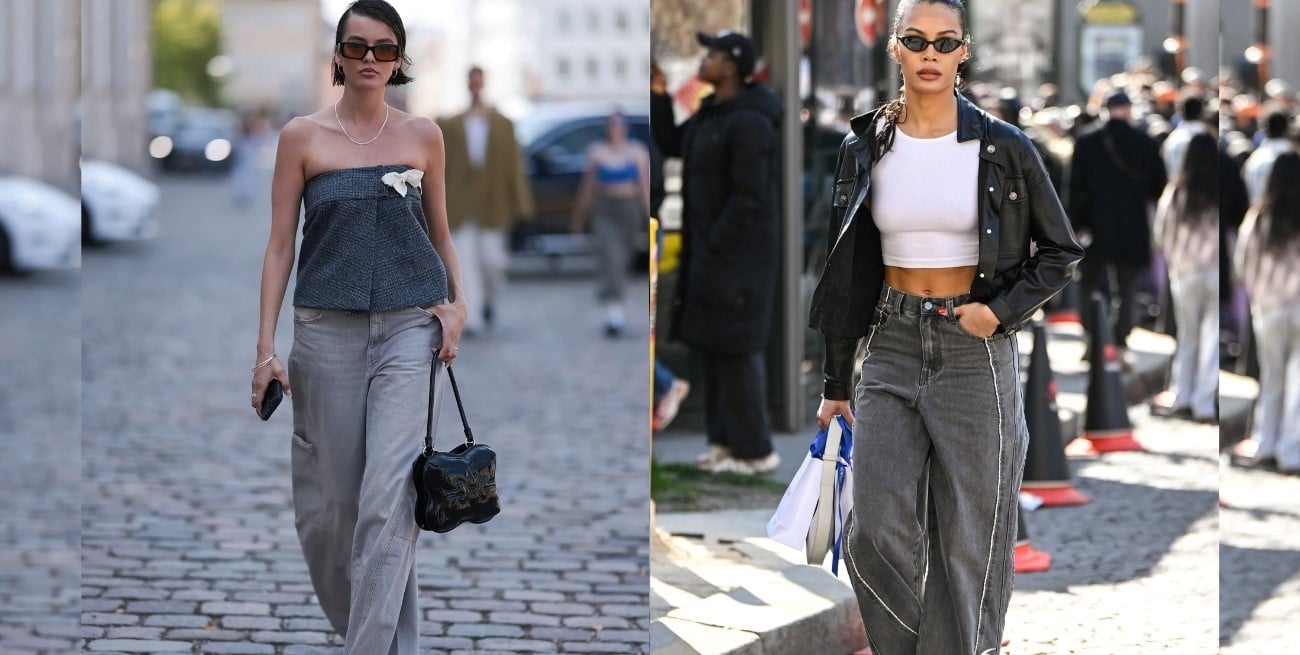Siete formas de usar el vaquero gris, el pantalón que marca tendencia