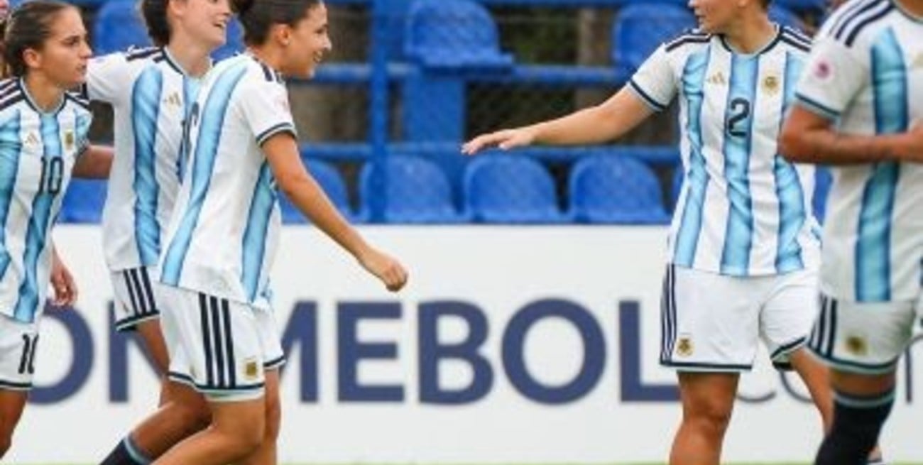 Argentina venció a Brasil y se quedó con el Grupo B del Sudamericano Sub‑20 Femenino