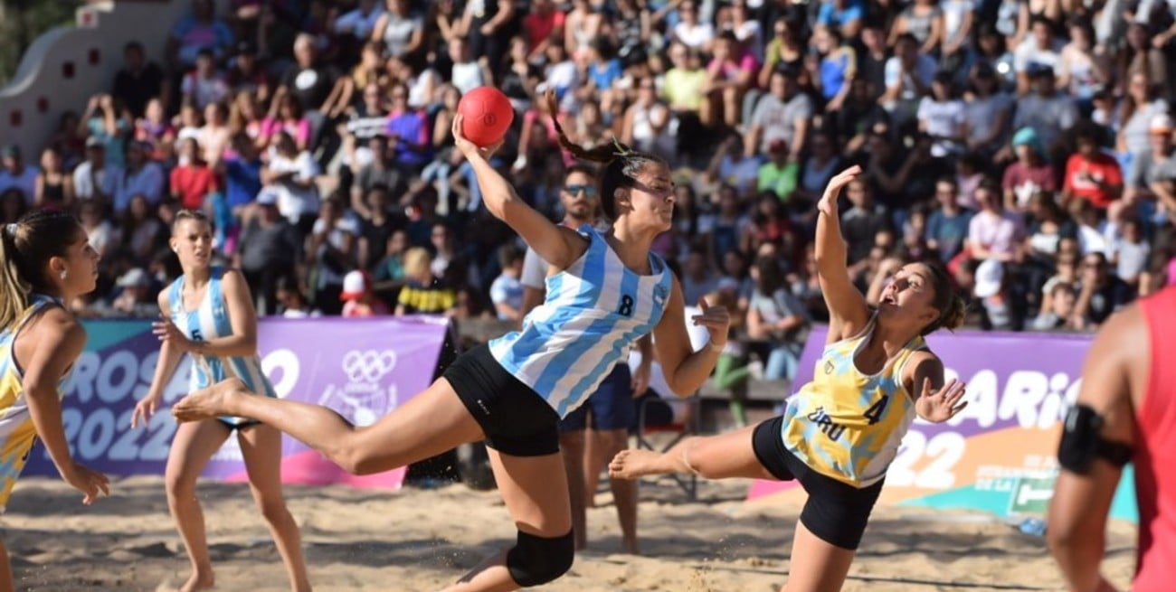 La élite del handball playa desembarca en Rosario rumbo a Croacia 2026