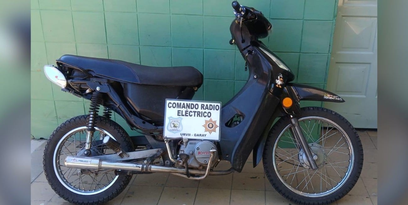 Intento de fuga y resistencia de un motociclista en la costa santafesina