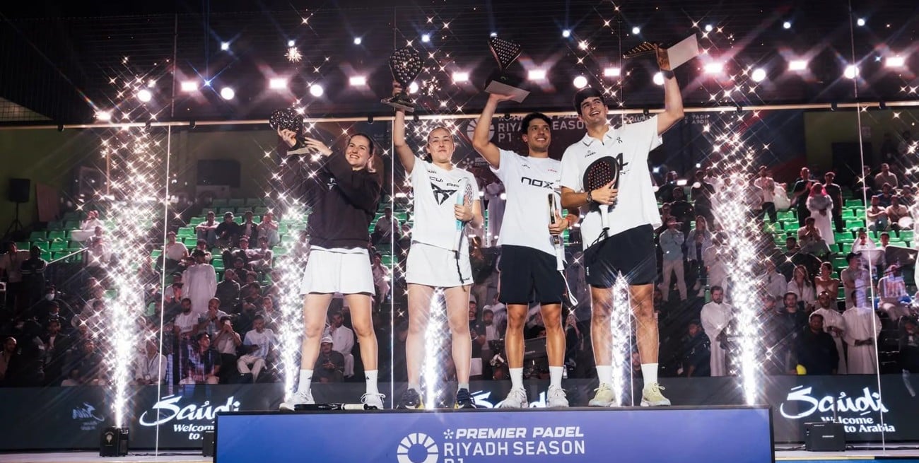 Pádel internacional: Agustín Tapia se consagró "rey" en Arabia Saudita