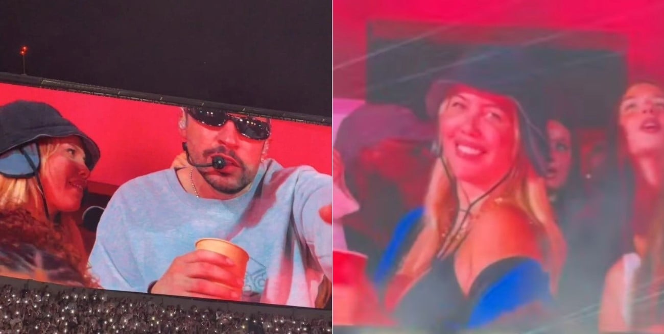 Furor por la presencia de Wanda Nara en la “Casita” de Bad Bunny