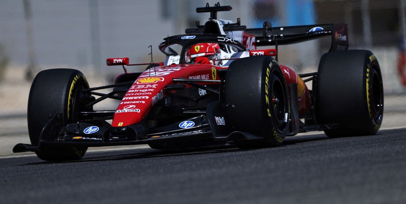 Fórmula 1: Leclerc abre la última semana de test con el mejor tiempo en Bahréin