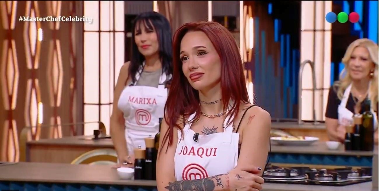 Un descuido en la cocción provocó que La Joaqui estallara a los gritos: “¡No, no!¡Se me quemó!”