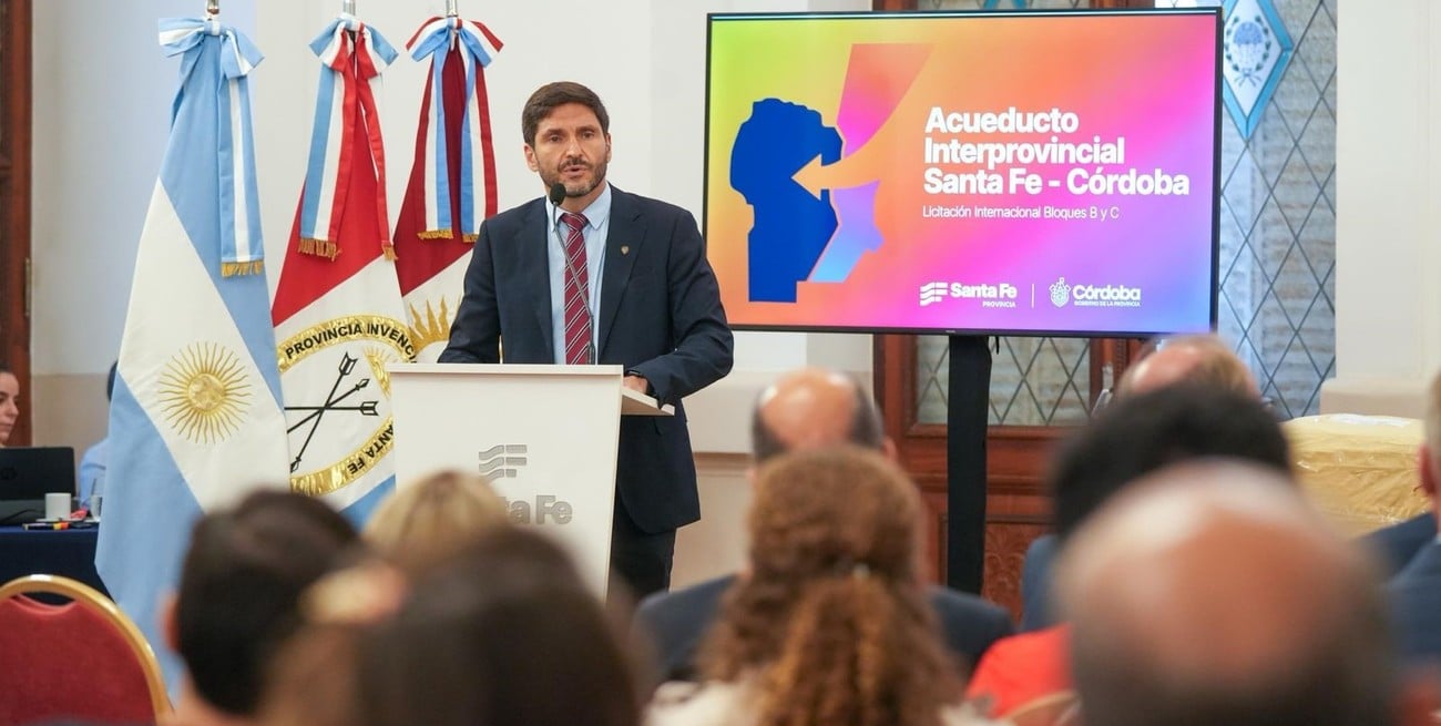 Licitaron nuevos tramos del Acueducto Biprovincial Santa Fe-Córdoba