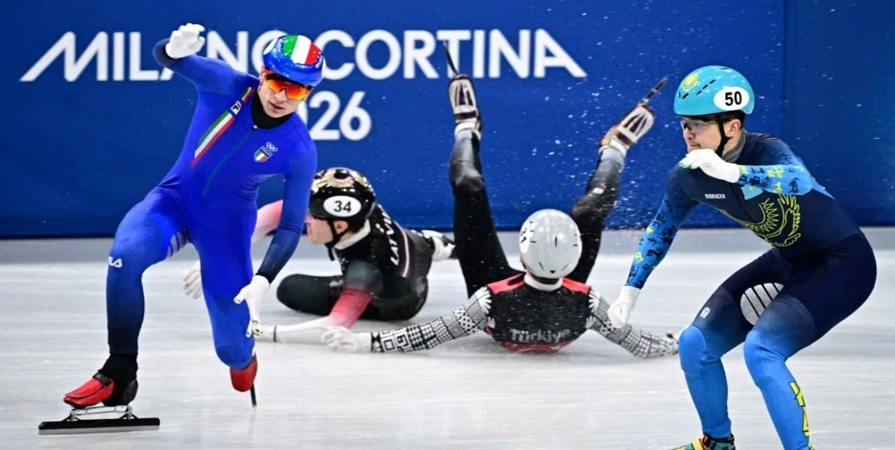 Final de película en Milano-Cortina: clasificó a la siguiente ronda "por una nalga"