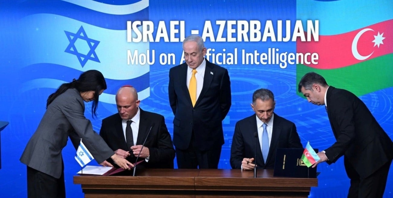 Inteligencia artificial: Israel y Azerbaiyán firmaron un acuerdo de cooperación