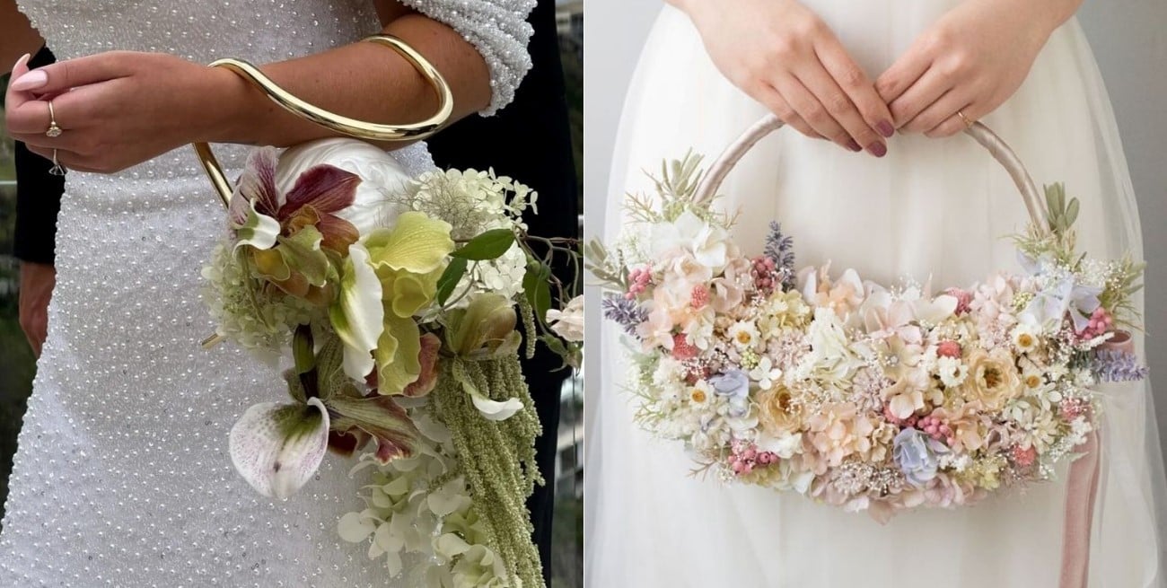 Adiós al ramo clásico: el Florar Bag marca tendencia en bodas 2026