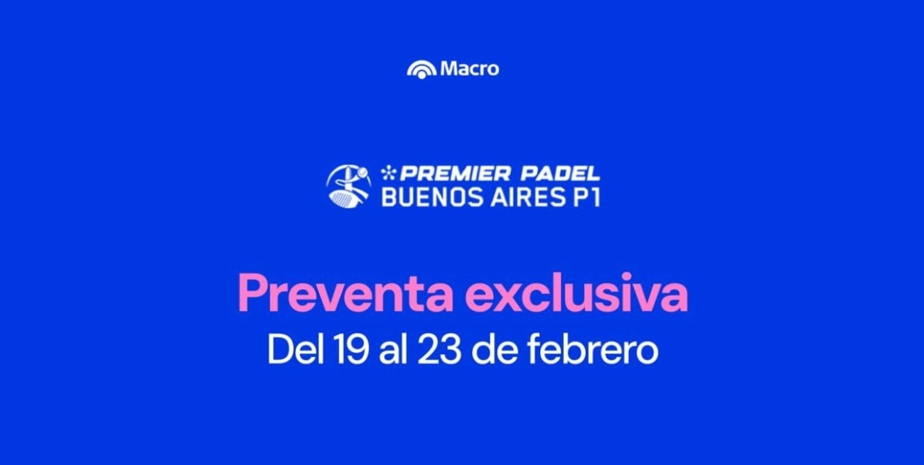 Banco Macro junto al mejor padel del mundo