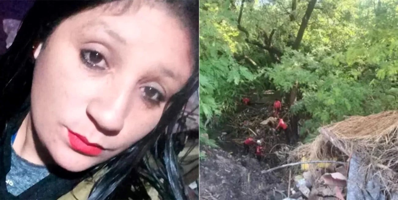 Encontraron sin vida a la mujer arrastrada por un arroyo en Paraná y buscan a su hija 