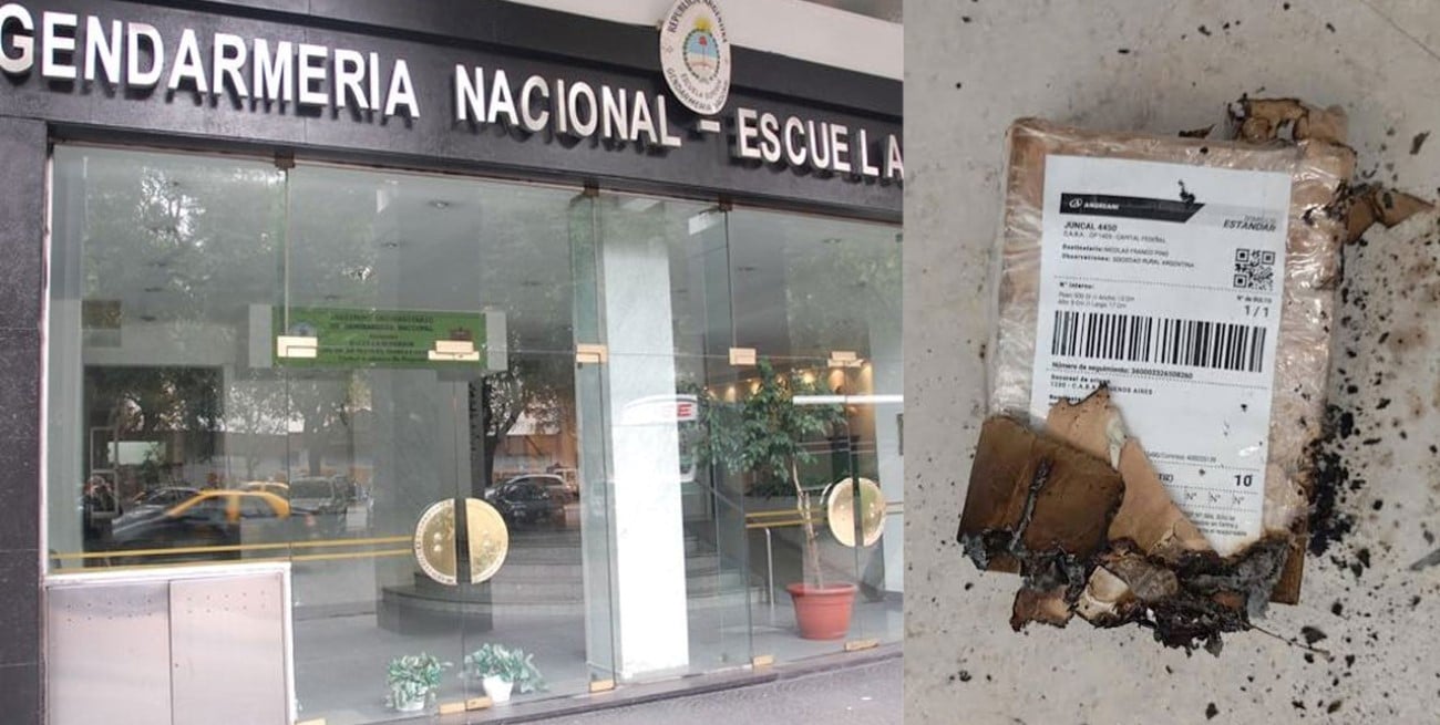 Un paquete explotó en la Escuela de Gendarmería y dejó cuatro heridos