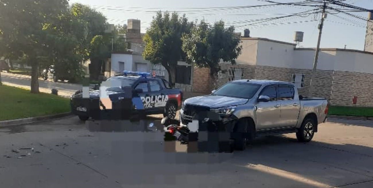 Choque y tragedia en barrio Los Hornos