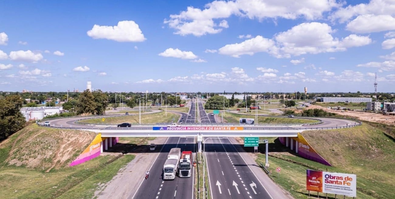 Desde este lunes estará habilitado el tercer carril de la Autopista Rosario-Santa Fe
