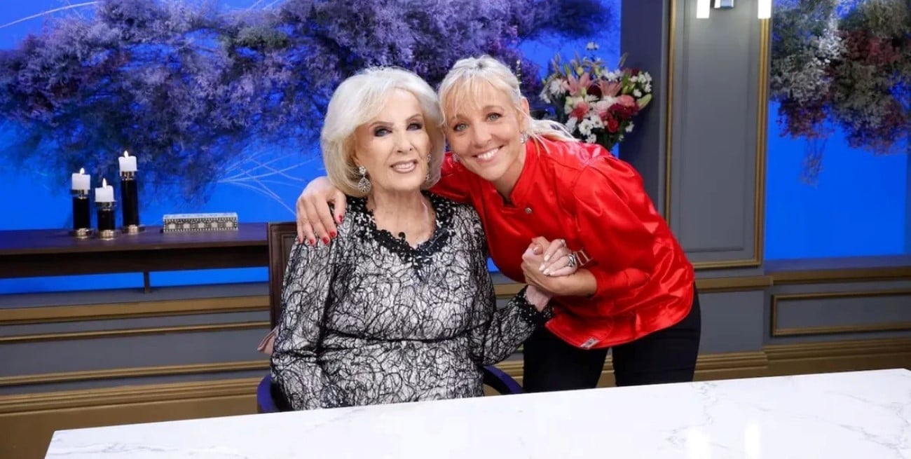 La profunda emoción de Mirtha Legrand al ser sorprendida por Jimena Monteverde