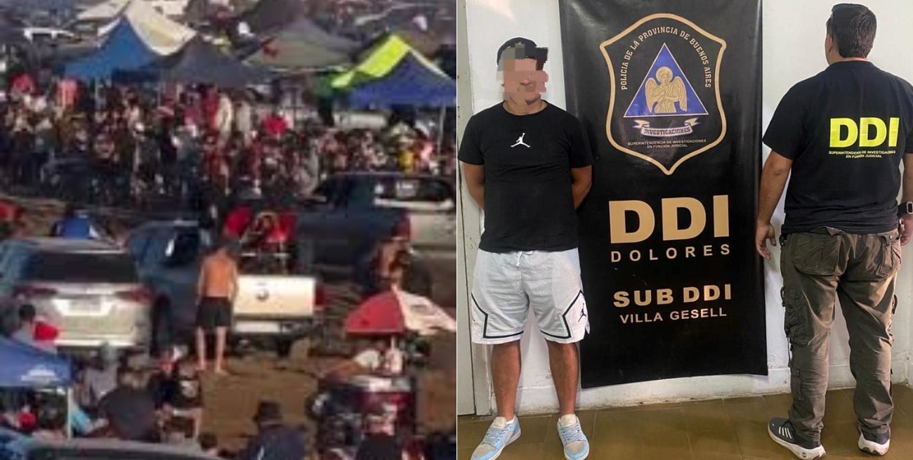 Video: conducía su camioneta entre motos en Villa Gesell y quedó detenido