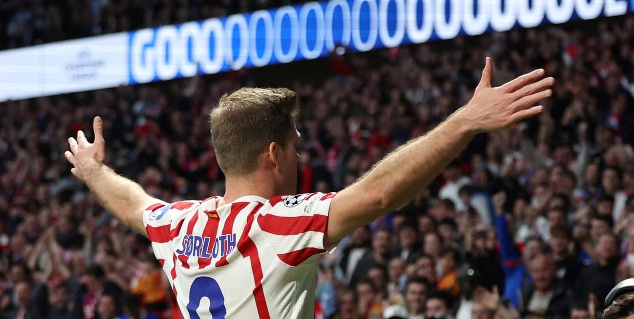 Atlético de Madrid goleó a Brujas con un hat-trick de Sorloth y se metió en octavos
