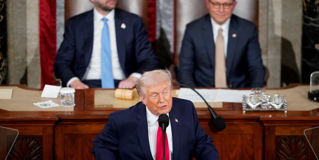 Donald Trump defendió su gestión y aseguró que Estados Unidos está “más fuerte que nunca”