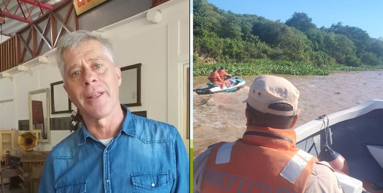 Por el río y zona de islas: continúa la búsqueda del empresario desaparecido