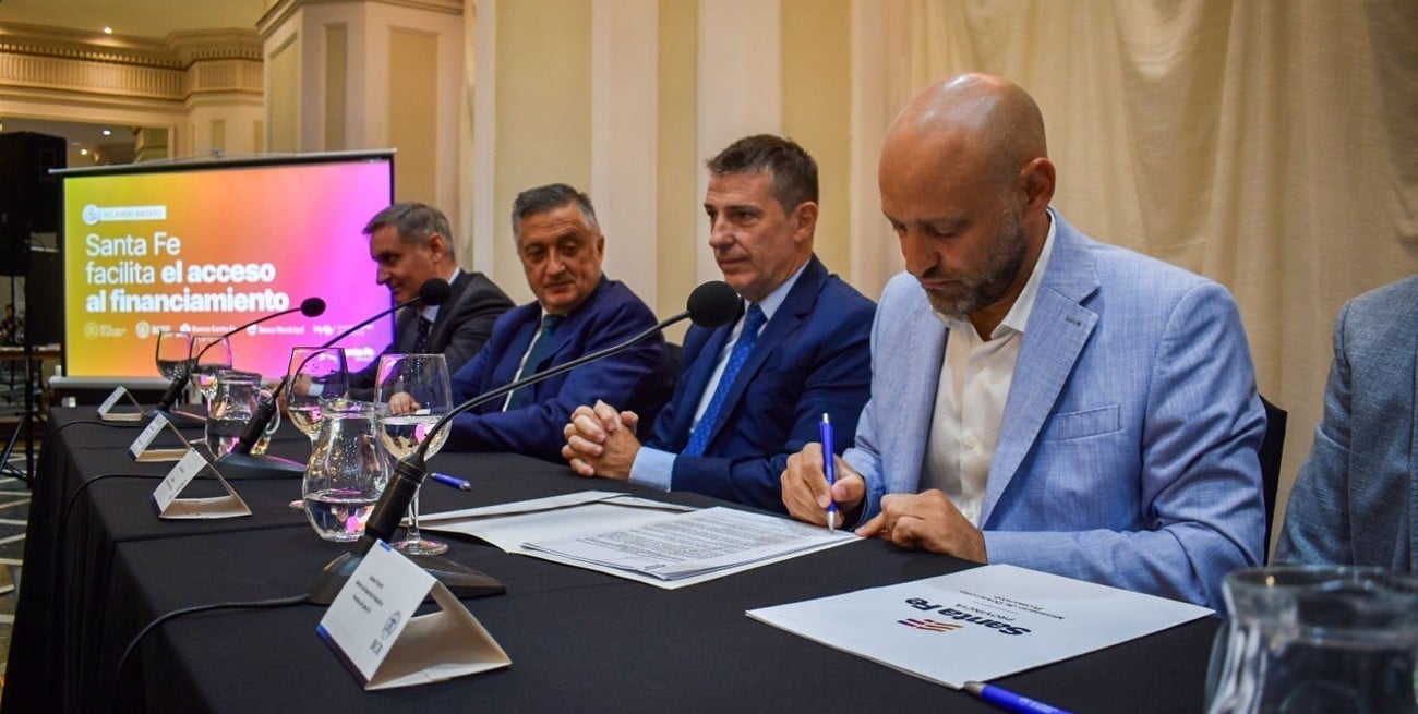 Santa Fe lanza un convenio para facilitar el financiamiento a pymes