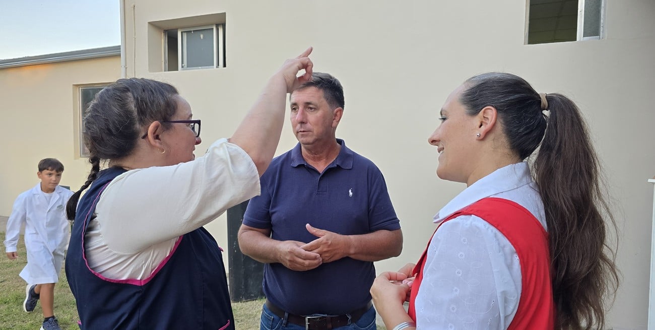 Pirola destacó el logro colectivo en la ampliación escolar de San Jerónimo del Sauce