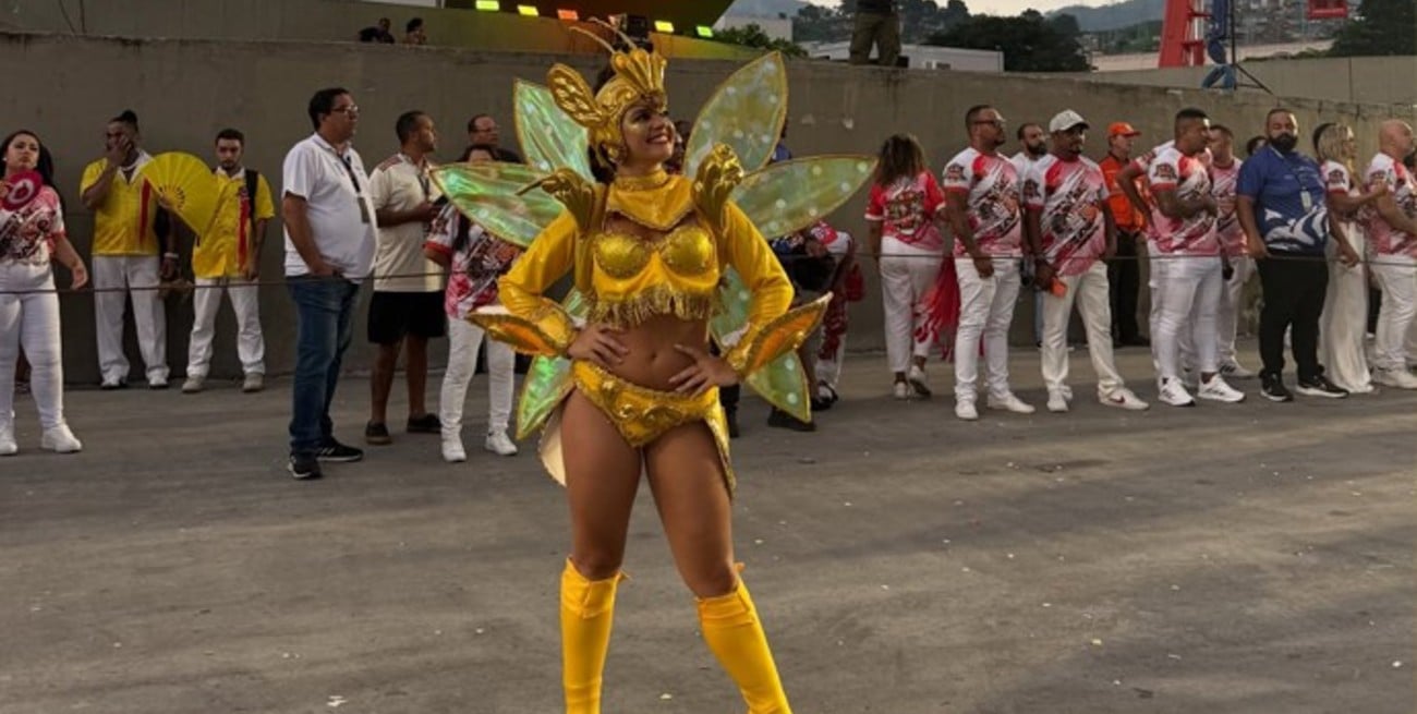 De la Capital Provincial del Carnaval a Brasil: Sastre tuvo su embajadora en el Sambódromo de Río de Janeiro