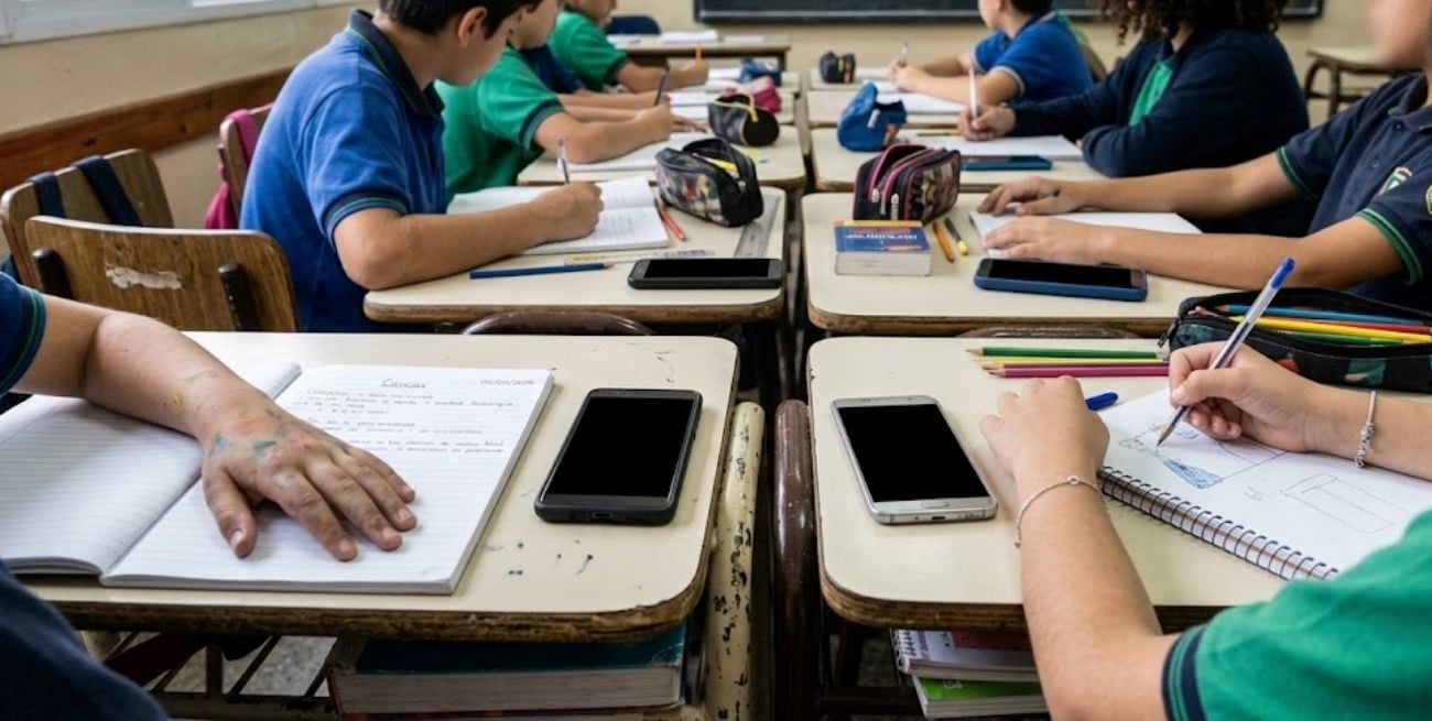 Santa Fe se suma a la tendencia de prohibir el celular en clase: cómo es el protocolo que implementan las instituciones locales