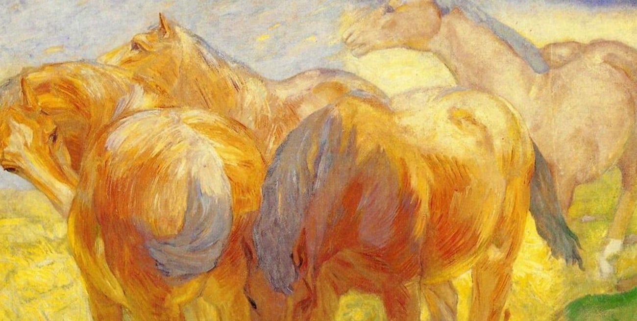 Franz Marc, el pintor que buscó el alma del caballo